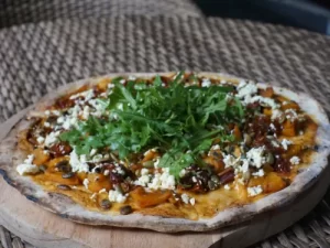 Roasted pumpkin and feta