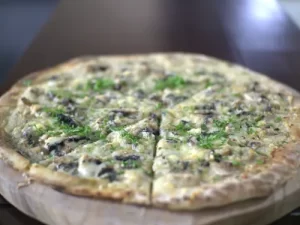 Wild mushrooms and 4 cheese